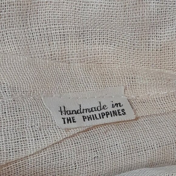 1970s Cotton Macrame and Wood Top-Handled Purse, 70’s Boho Handbag Philippines - Picture 5 of 9